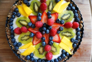 Fruit & Custard Summer Tart